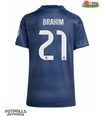 Real Madrid Brahim Diaz #21 Bortatröja Kvinnor 2025-26 Kortärmad